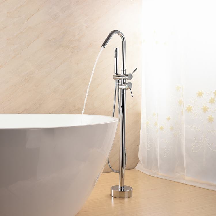 V Shape Freestanding Bathtub Faucet DF-02012-V